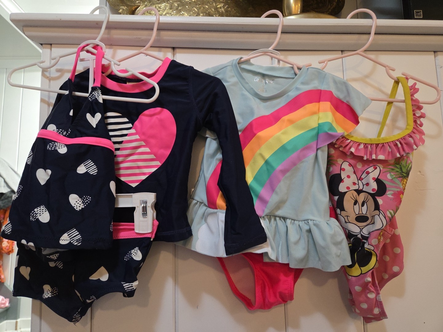 Toddler Kids Swim suits. Sets – Cat & Jack, Osh Kosh, Minnie Mouse 2T Multiple