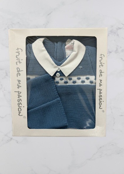 NEWBORN BABY GIRLS/BOYS SPANISH KNITTED OUTFIT BABY GIFT BOX SETS 0-3 MONTH