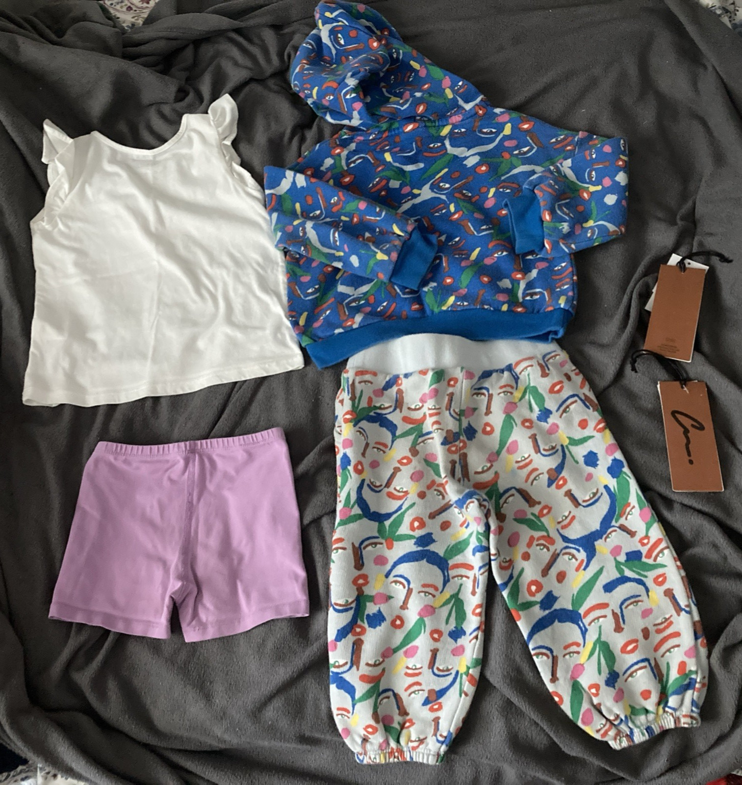 Nordstrom Cristina Martinez 2T Hoodie Pants Outfit Shorts 3T Birthday Girl Shirt