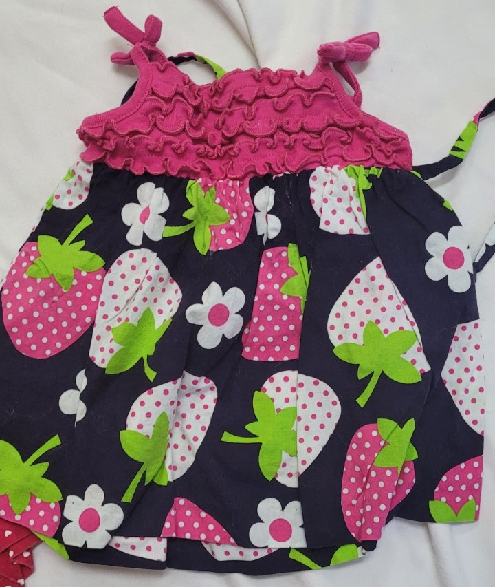 20 Pieces Mixed Lot of 6-9 month old Girls Clothes Bathing Suit Dresses Pajama