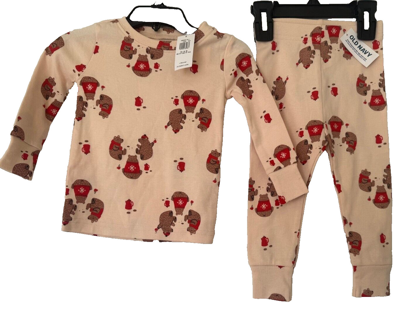 OLD NAVY LOT 2 PJ SETS – 4 PIECES TOTAL SIZE 12-18 MONTHS NEW W/TAGS EXCELLENT