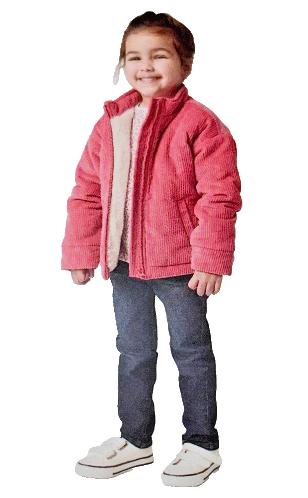 Girls Koala Kids 3-piece Set Pink Jacket, Jeans & Pink Flower Shirt Size 4T