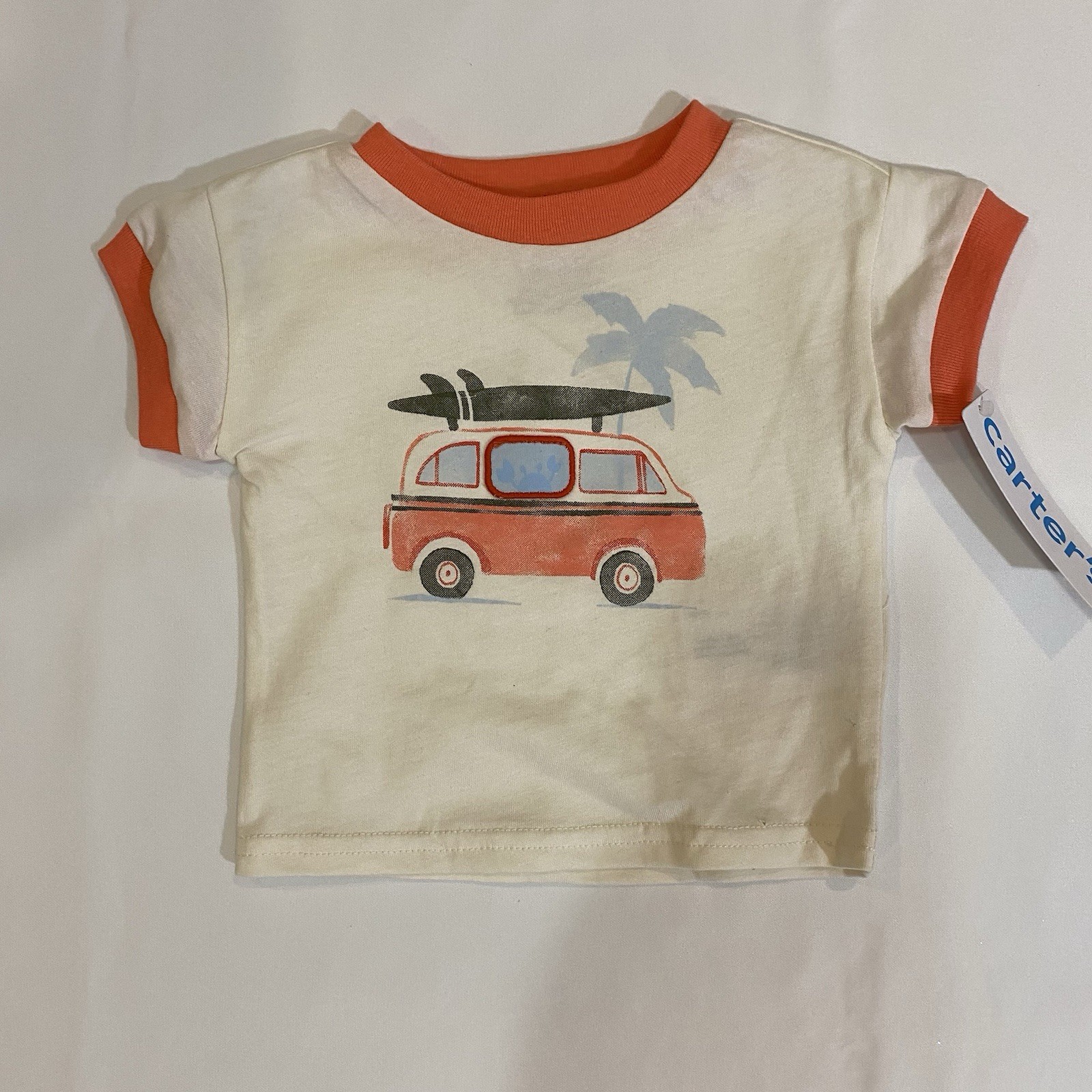 Carter’s Baby Boy 3-piece Beach Surf Top, Body Suit And Short Set (Newborn)