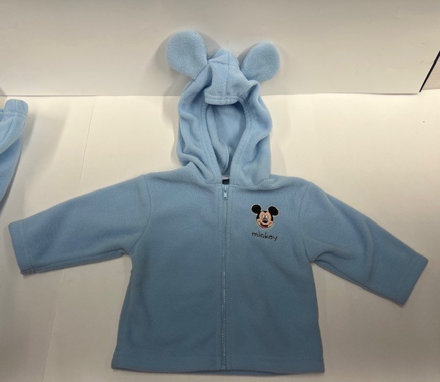 VTG Disney 6-9 Months 2-Piece Mickey Mouse Zip-Up Hoodie and Pants – Free Ship