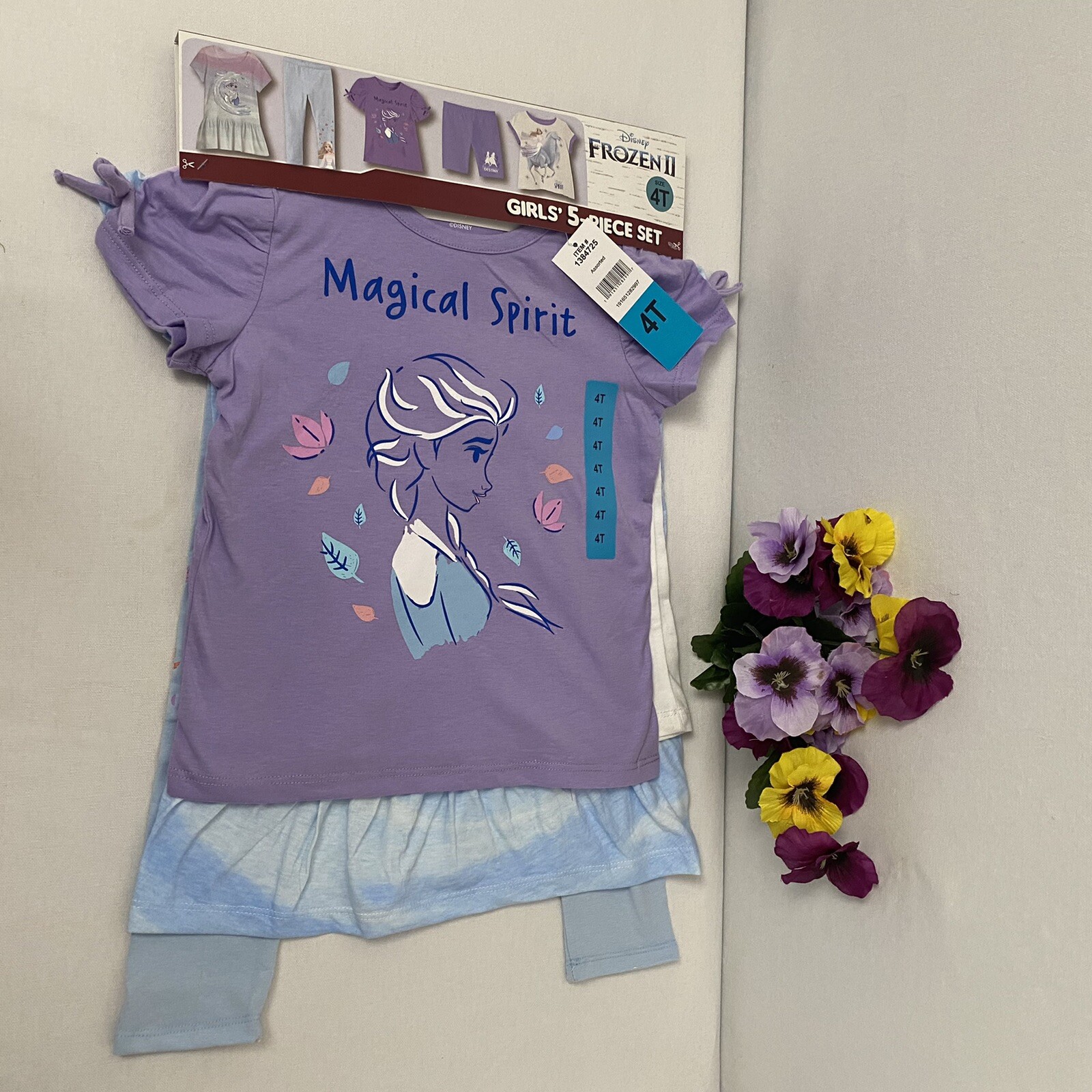 DISNEY FROZEN II Girls’ 5-Piece Set, Choose size and color, NWT