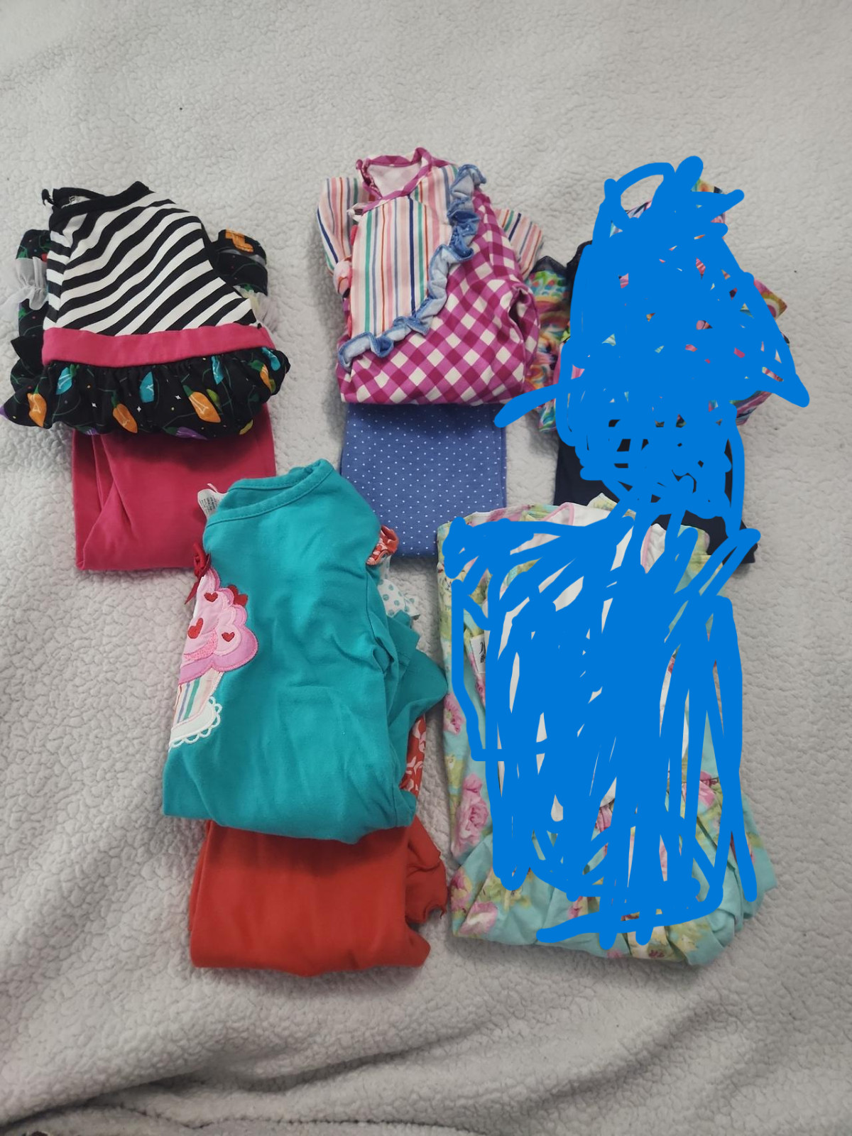 Bundle lot of Ricrac & Ruffles 3T 4T