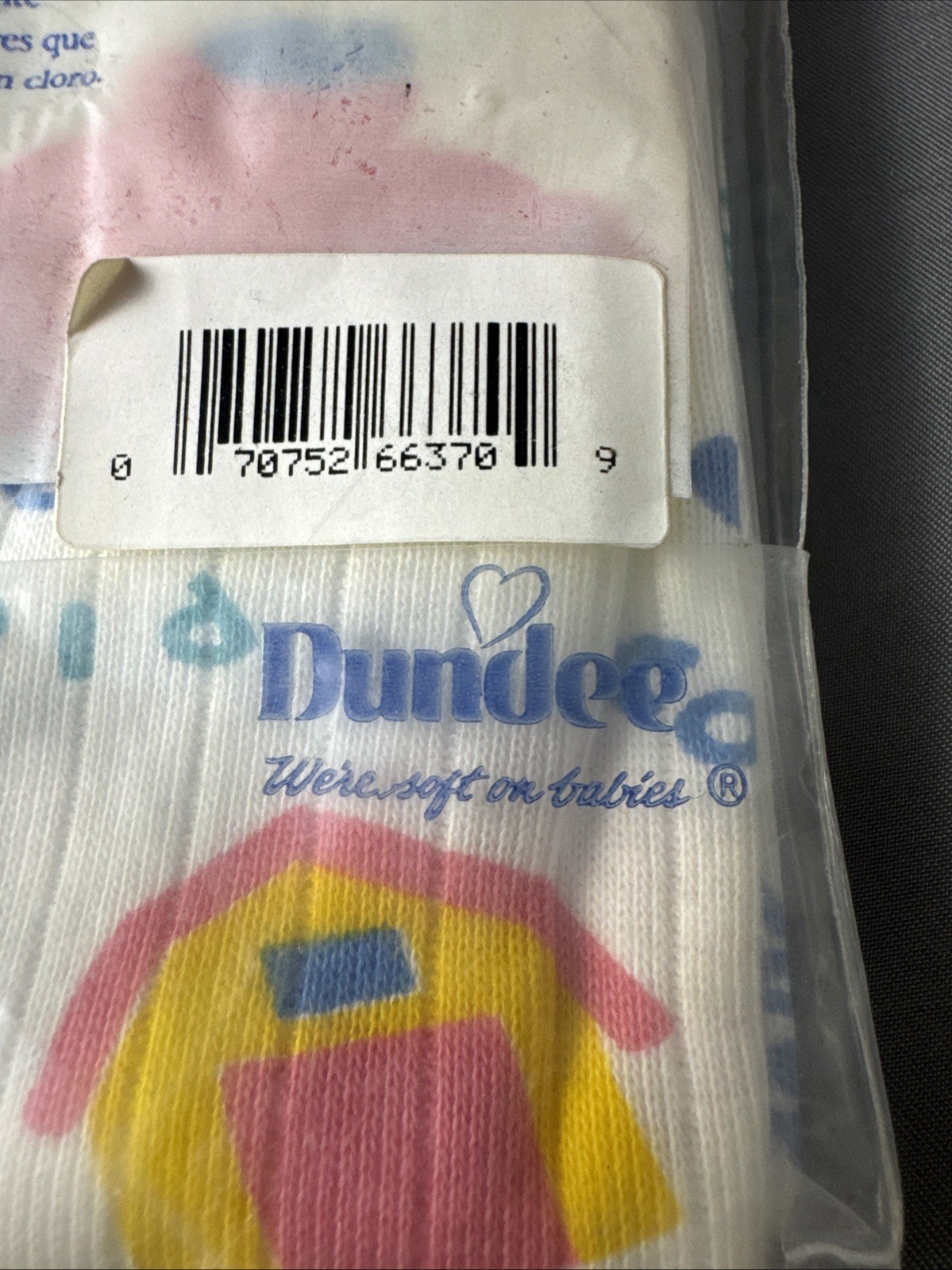 Vtg Fisher Price Dundee Long Sleeve Union Suit Baby Pajama Medium 19-26 Lbs New
