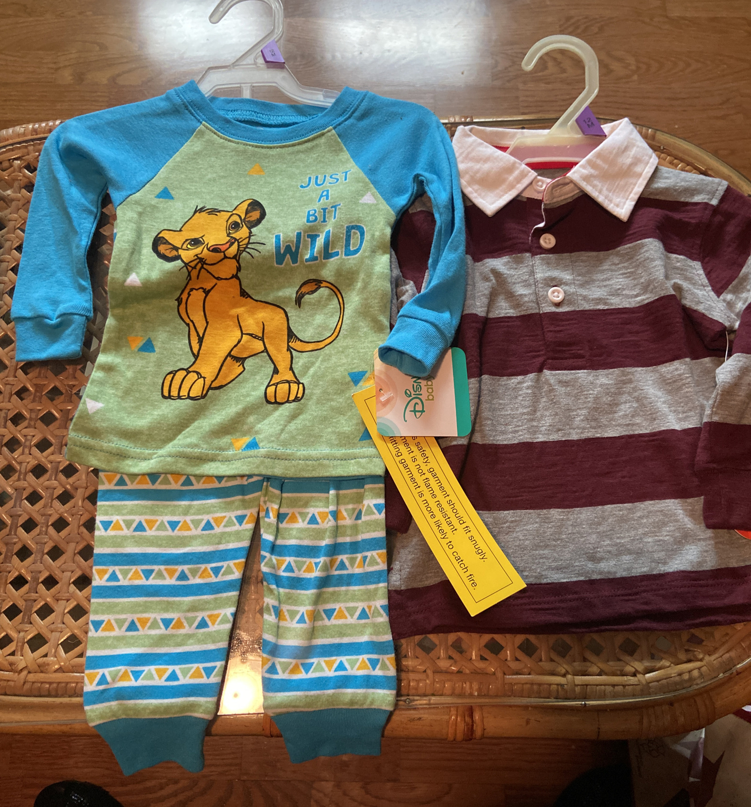 Lion King Baby Boys 12 Months Simba Sleep set 2pc NEW Disney Outfit + Shirt P10