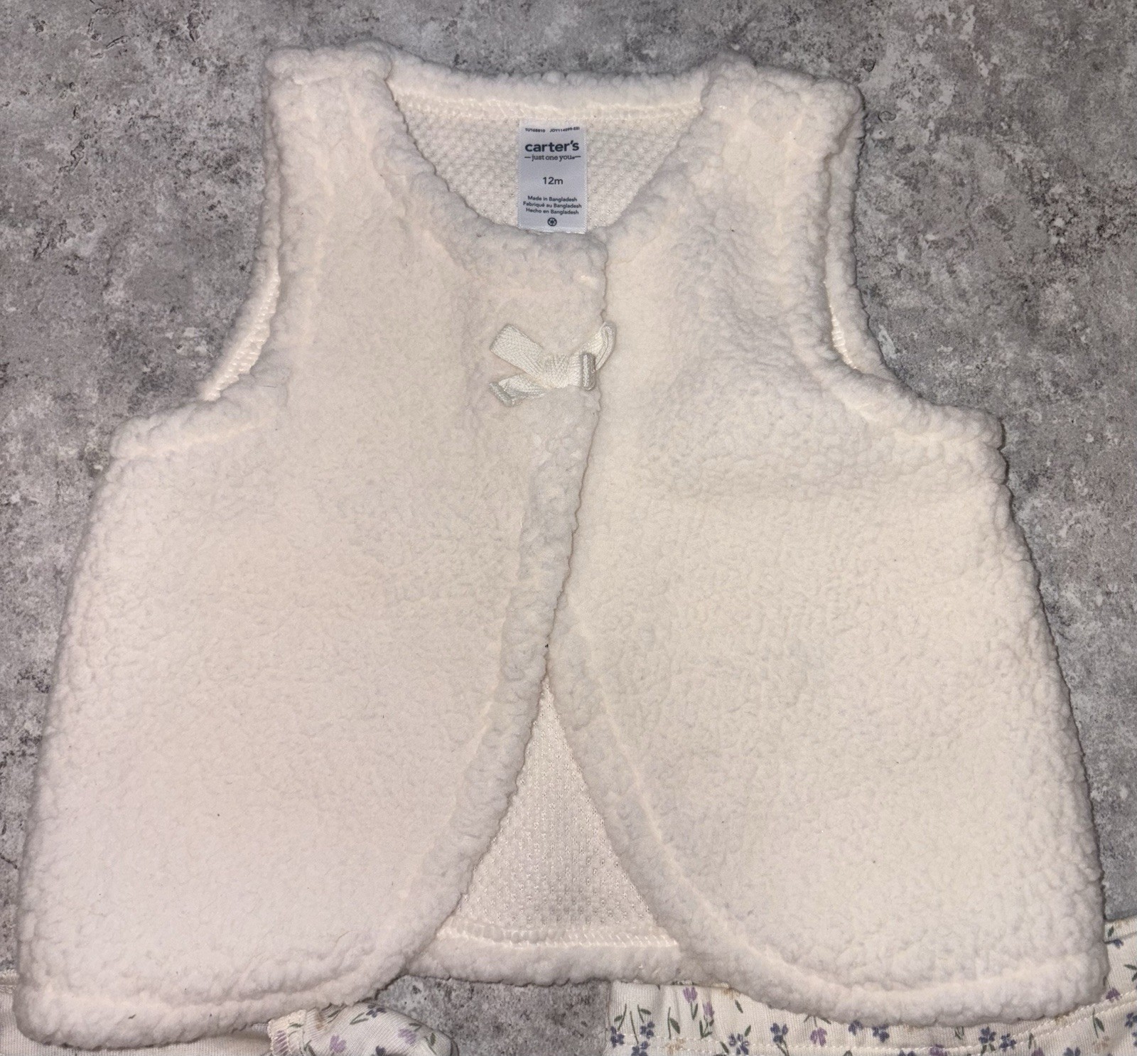 CARTERS NWT 3-PIECE SET, Floral And Crème Color