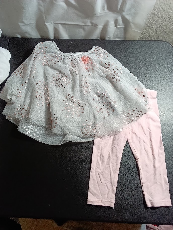 Nannette Kids 12M Pants outfit with Hearts