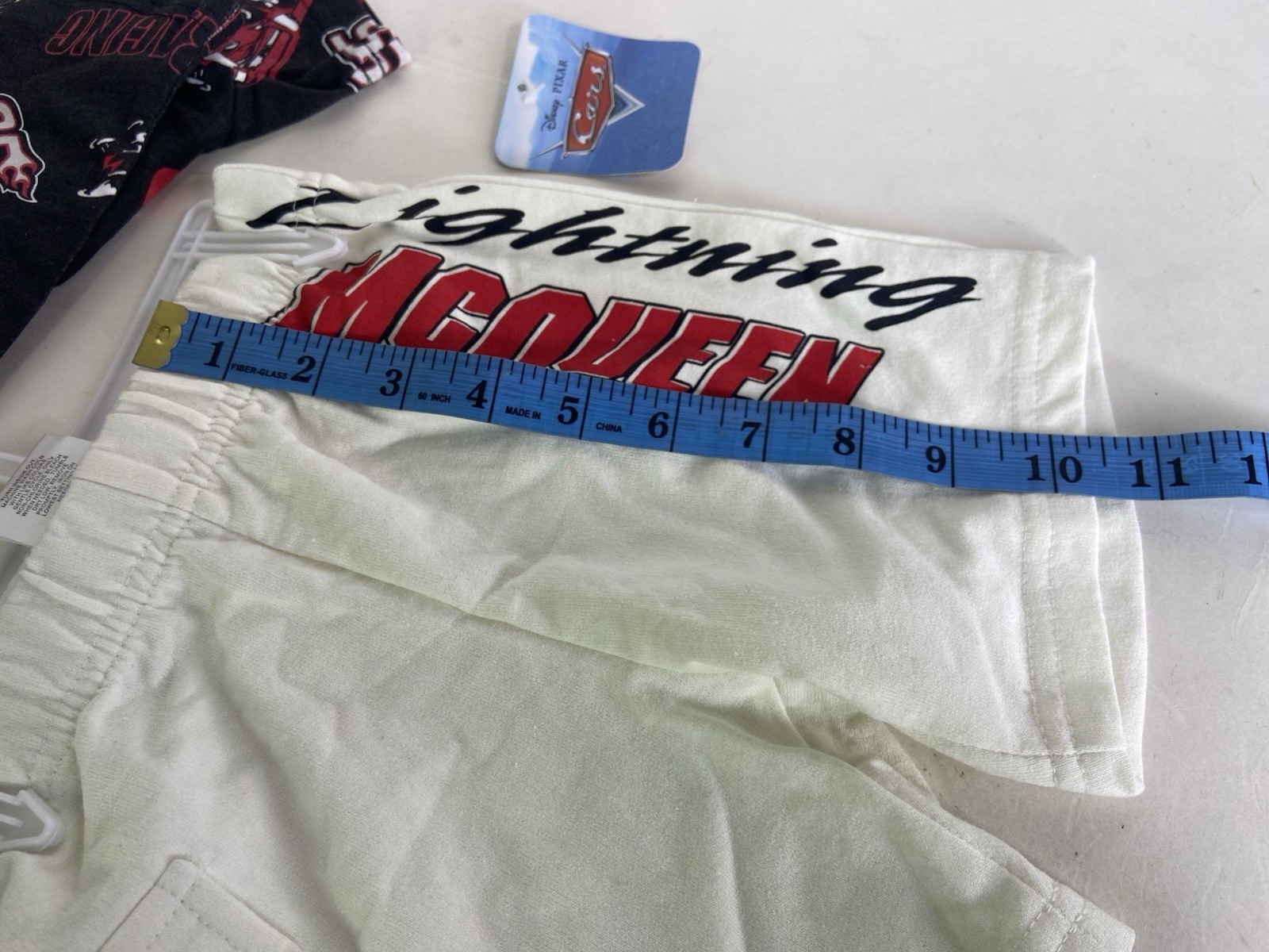 Disney Pixar Cars Lightning McQueen 2 Piece T-Shirt Shorts Set Outfit Boys 2T