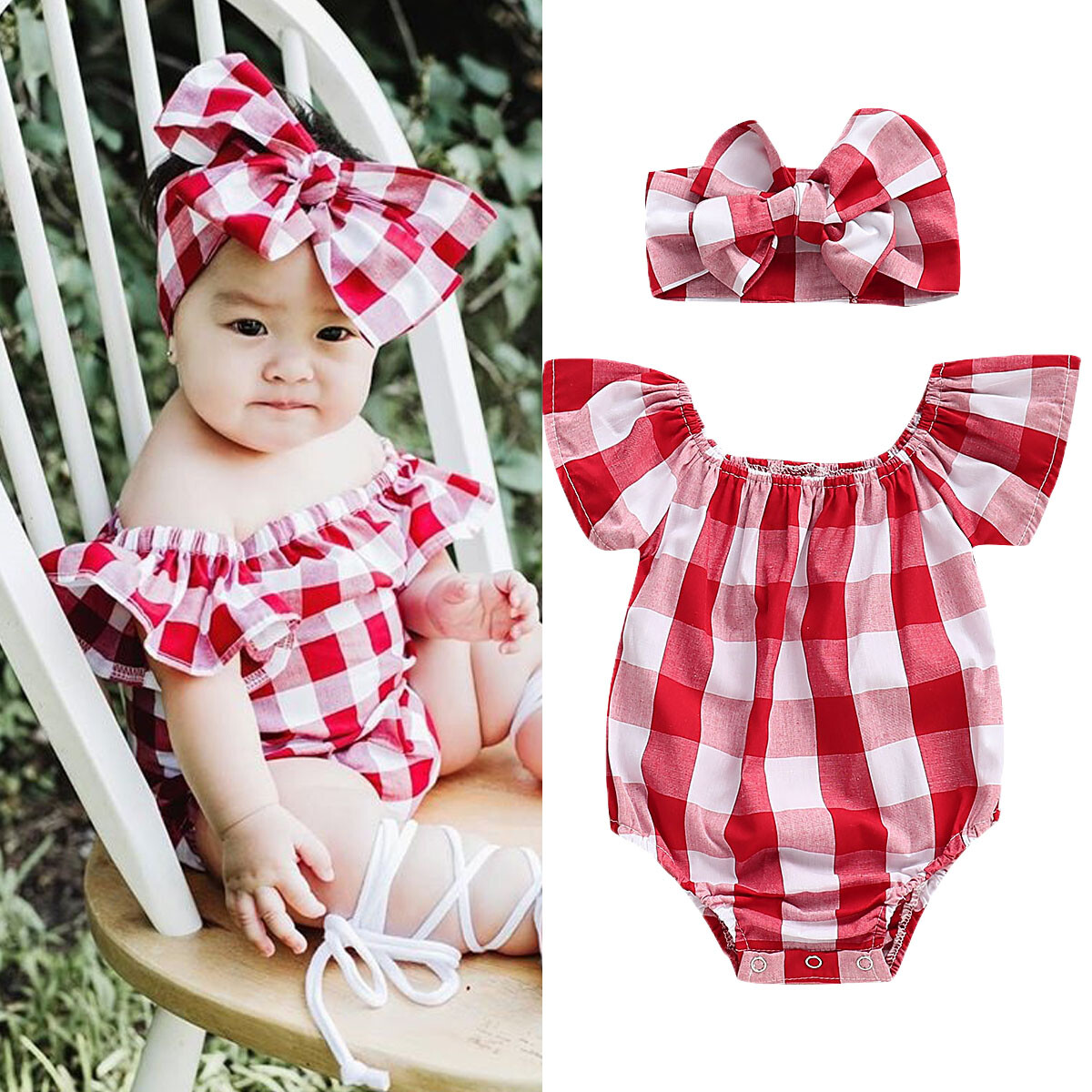 Newborn Baby Girl Floral Romper Kids Spaghetti Strap Jumpsuit Shorts Clothes