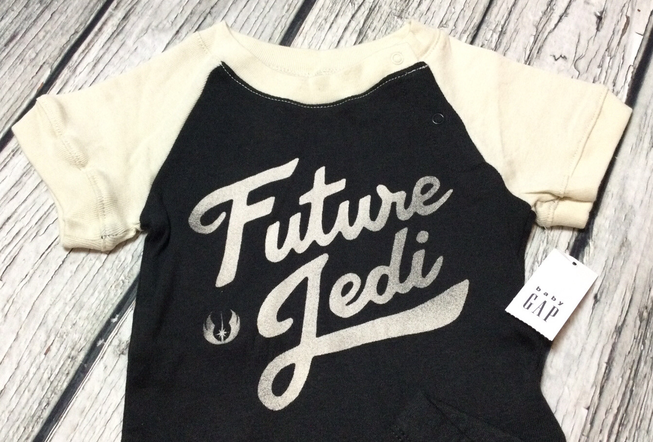 Baby Gap Boys 18-24 Months Star Wars Future Jedi Shirt & Pants Outfit. NWT