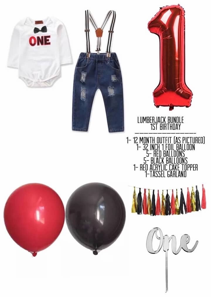 Baby Girl / Boy 1st birthday Outfit & Party Decorations See Picture Description