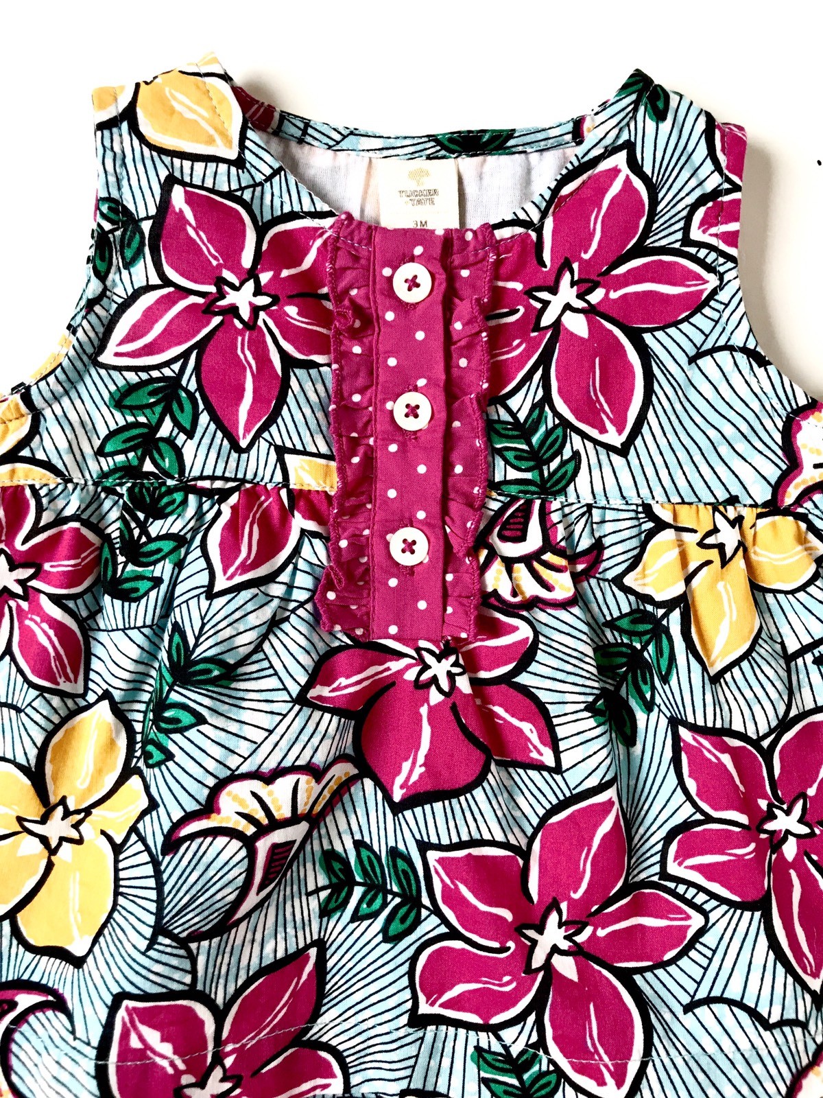 Tucker + Tate Floral Dress & Frilly Knicker. NWT Retail $35 Price $20.98 Age 3 M