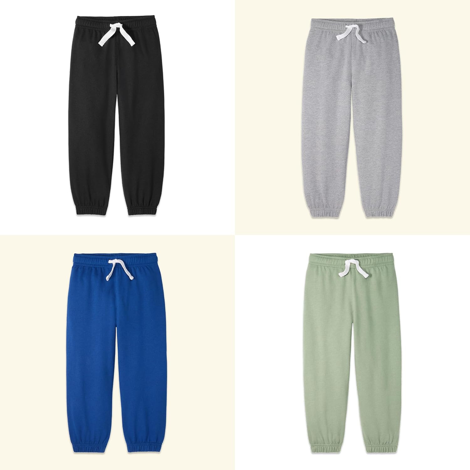 Baby & Toddler Boy Jogger Pants – Machine-Washable Kid’S Clothes – Size 0-6T – 4