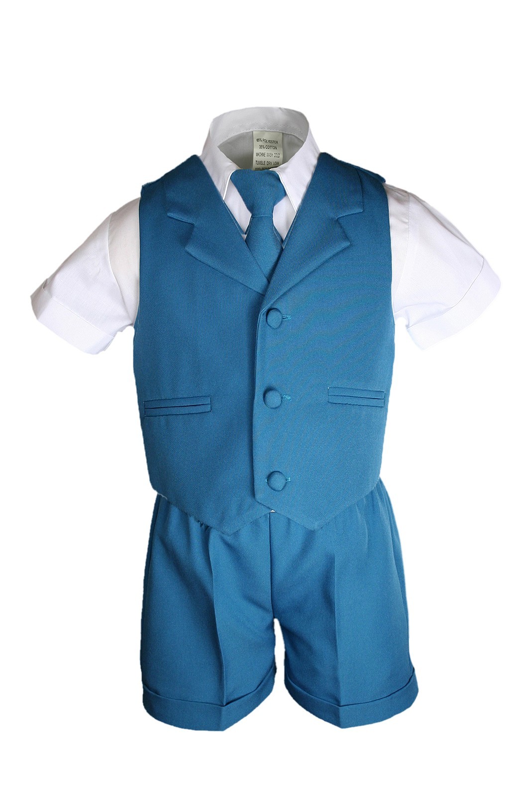 New Light Gray Black Teal Dark Gray Shell Formal Shorts for Baby Boy Toddler