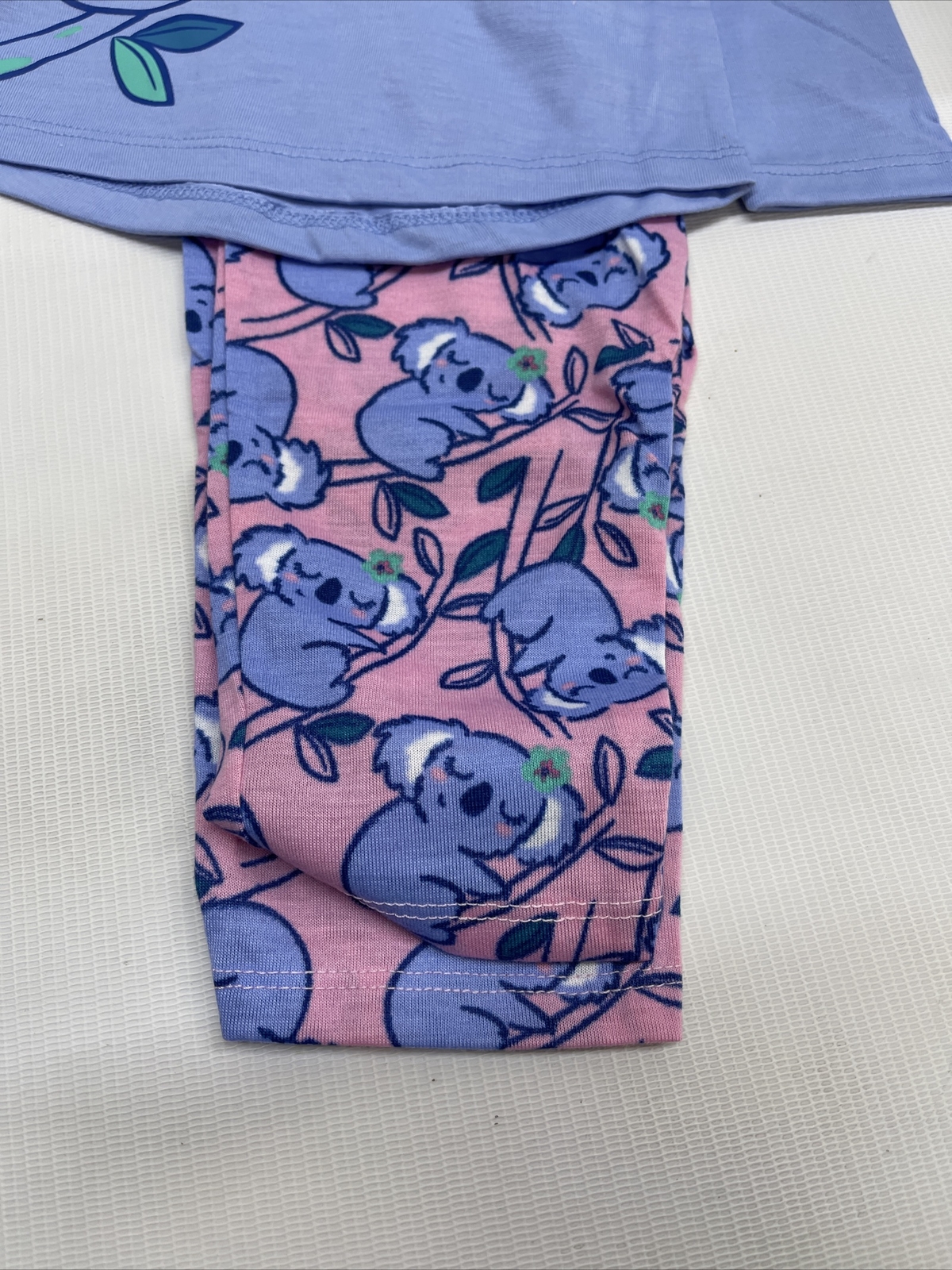CozyJams 2 PJ sets, Long sleeve 4 pieces, Love Your Planet & Koalas 12Month New