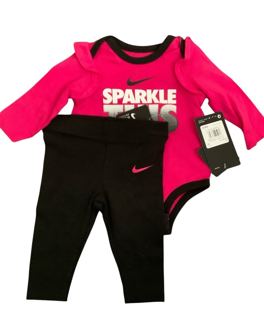 Nike Baby Girl Bodysuit and Leggings 2 pieces set 3 Months