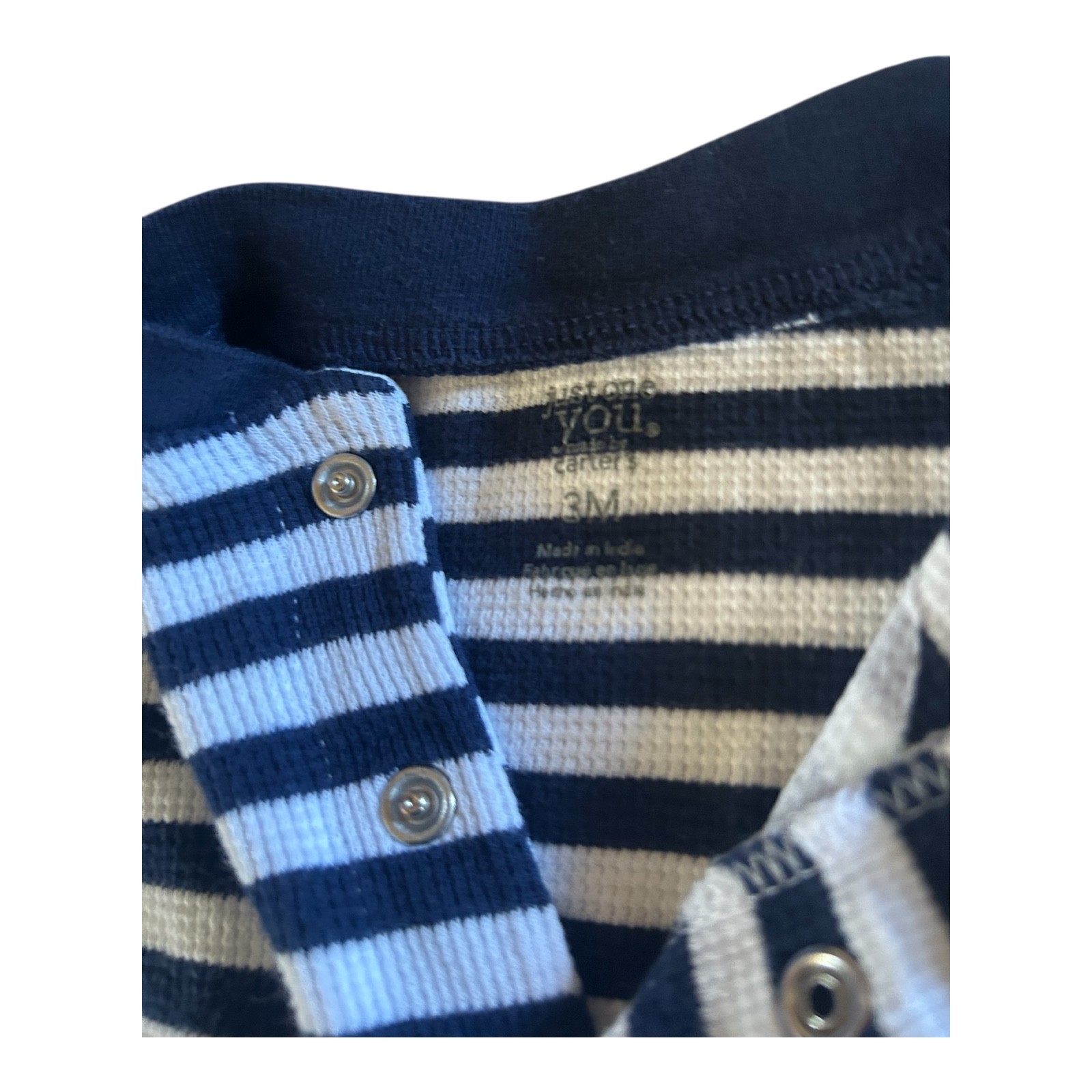 Boys Striped 2 piece Set-(0-3 Months)(3 Months)