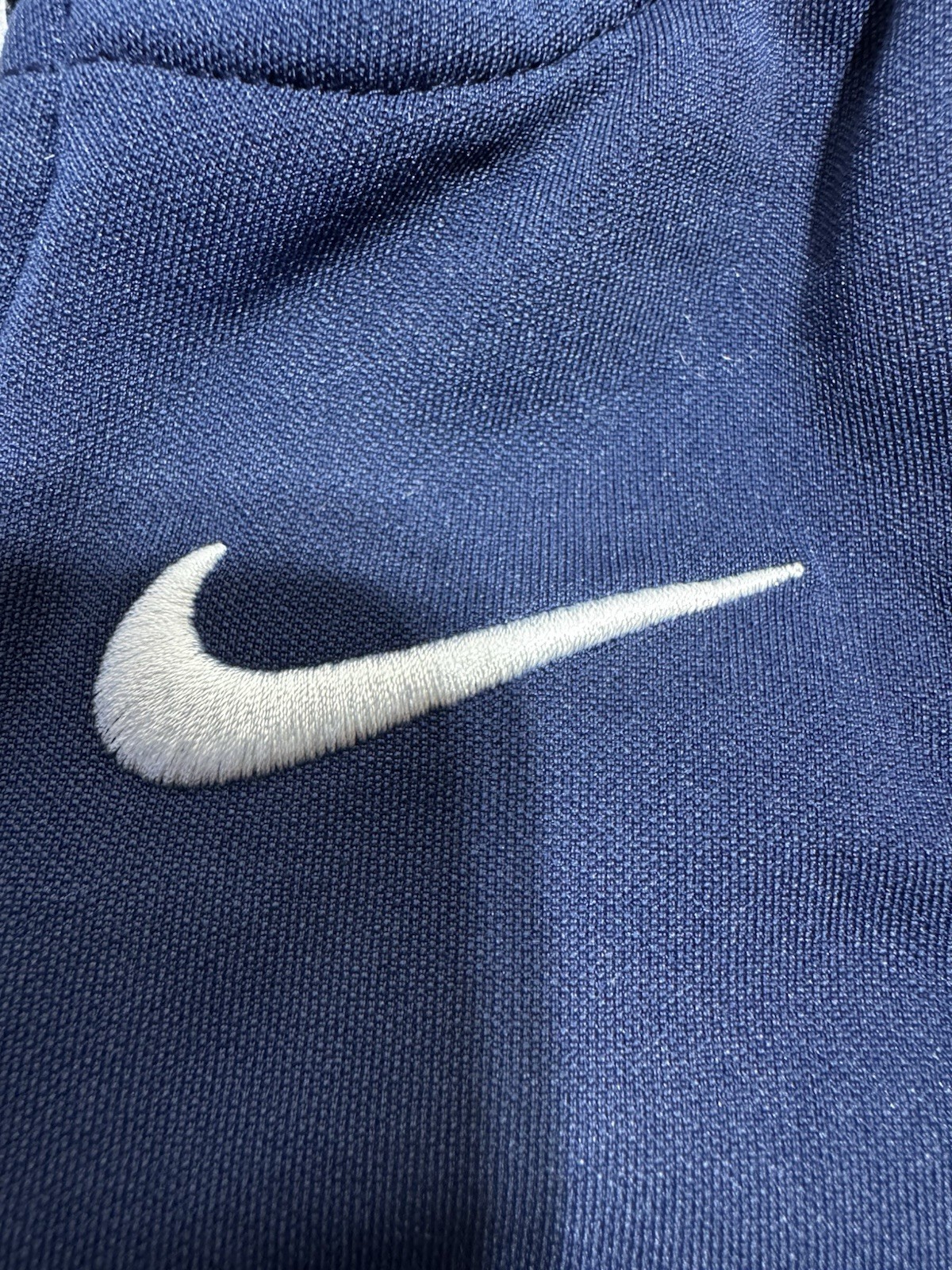 Nike Dri-FIT Baby Hooded Tracksuit Set Navy Logo Tape 12M 2 Piece