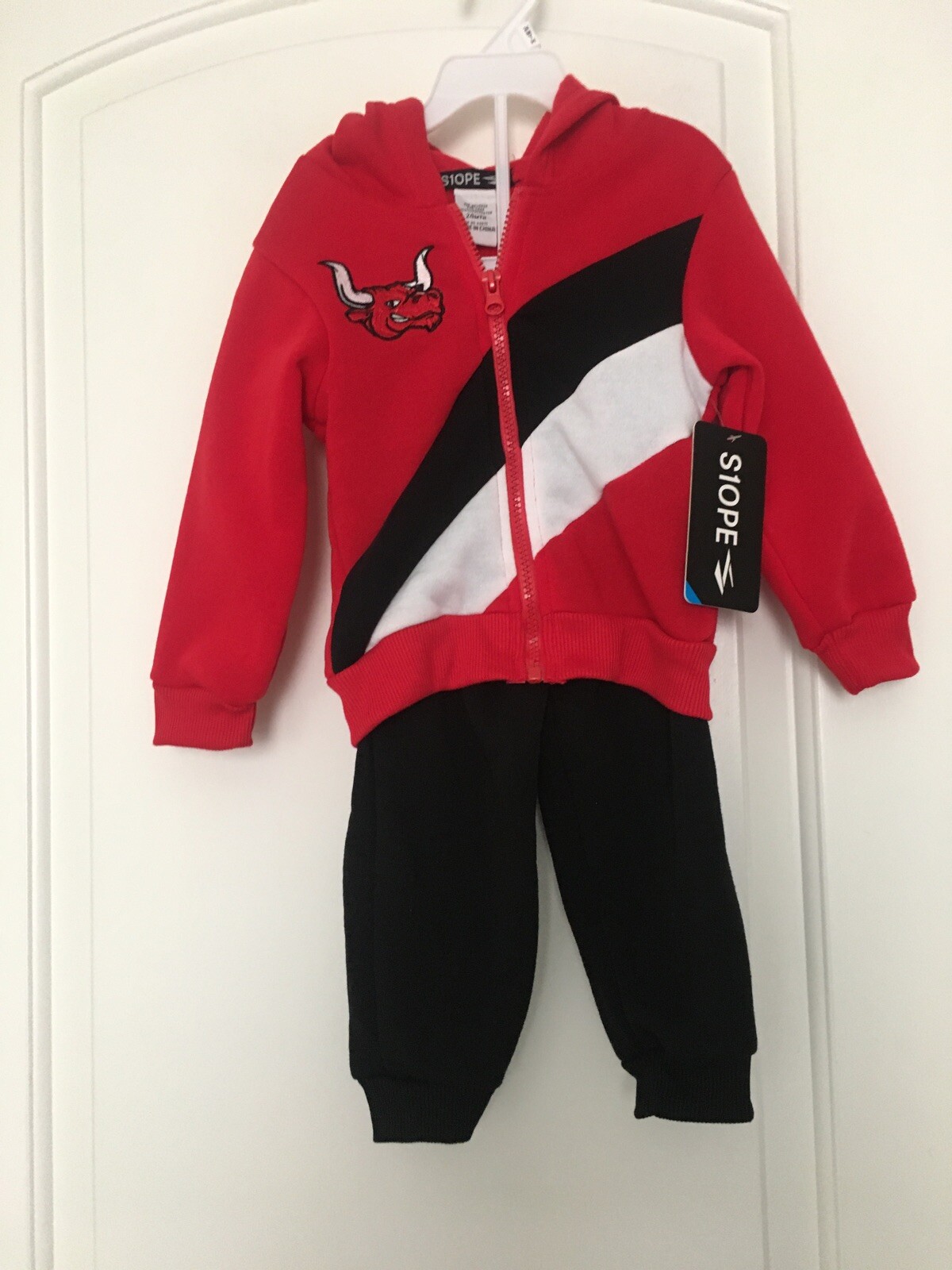2 Piece Toddler Boys Graphic Print Jogger Suit Hoodie & Pants Size 24 Months