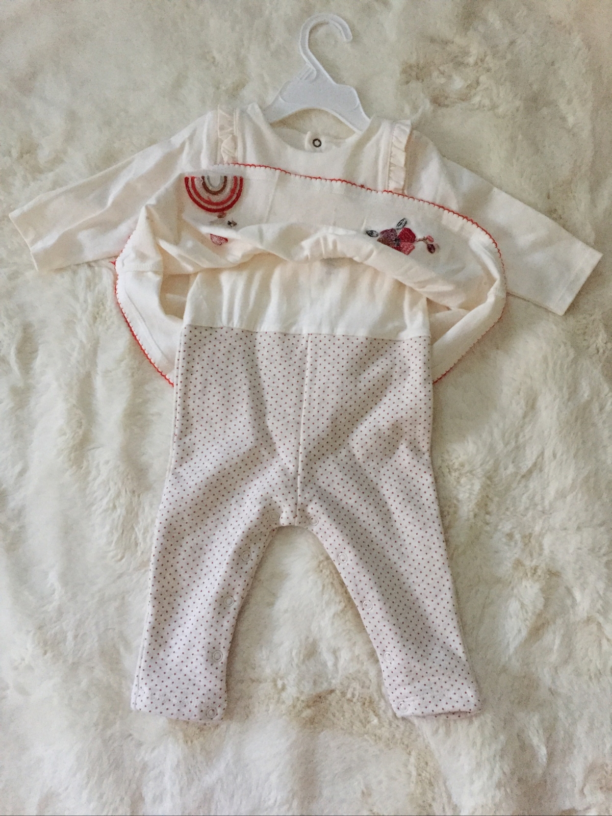 FRENCH BOUTIQUE CATIMINI 12-month’s Baby Girl Dress/Pants Birthday Holiday Gift