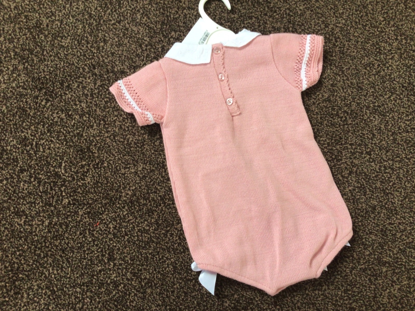Baby girls knitted romper 0-3 months
