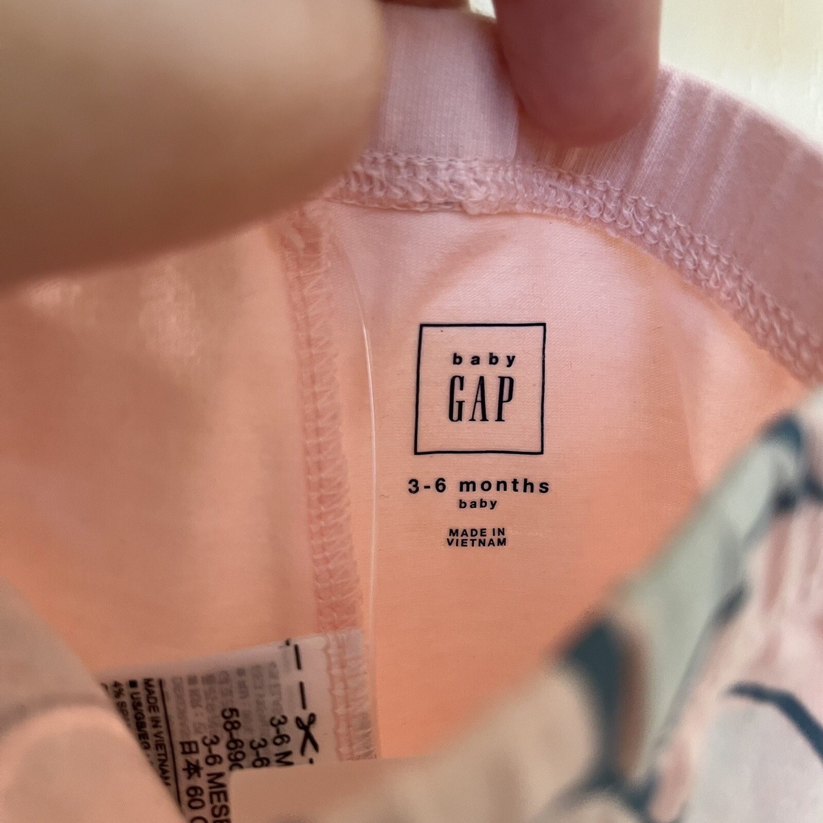 Baby Gap Mermaid Shell Pink 2-Piece Pants and Top Set Girls Size 3-6 Months