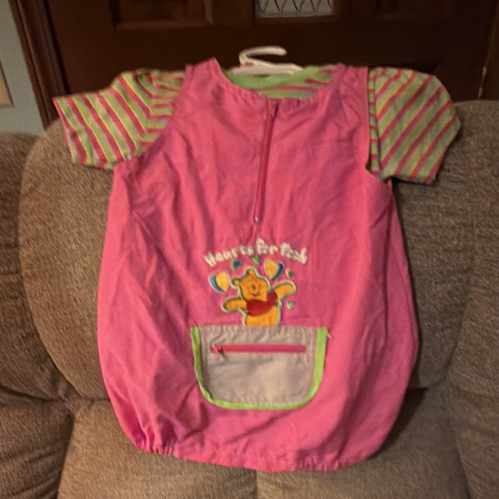 Vintage Winnie The Pooh Baby Dress/Romper