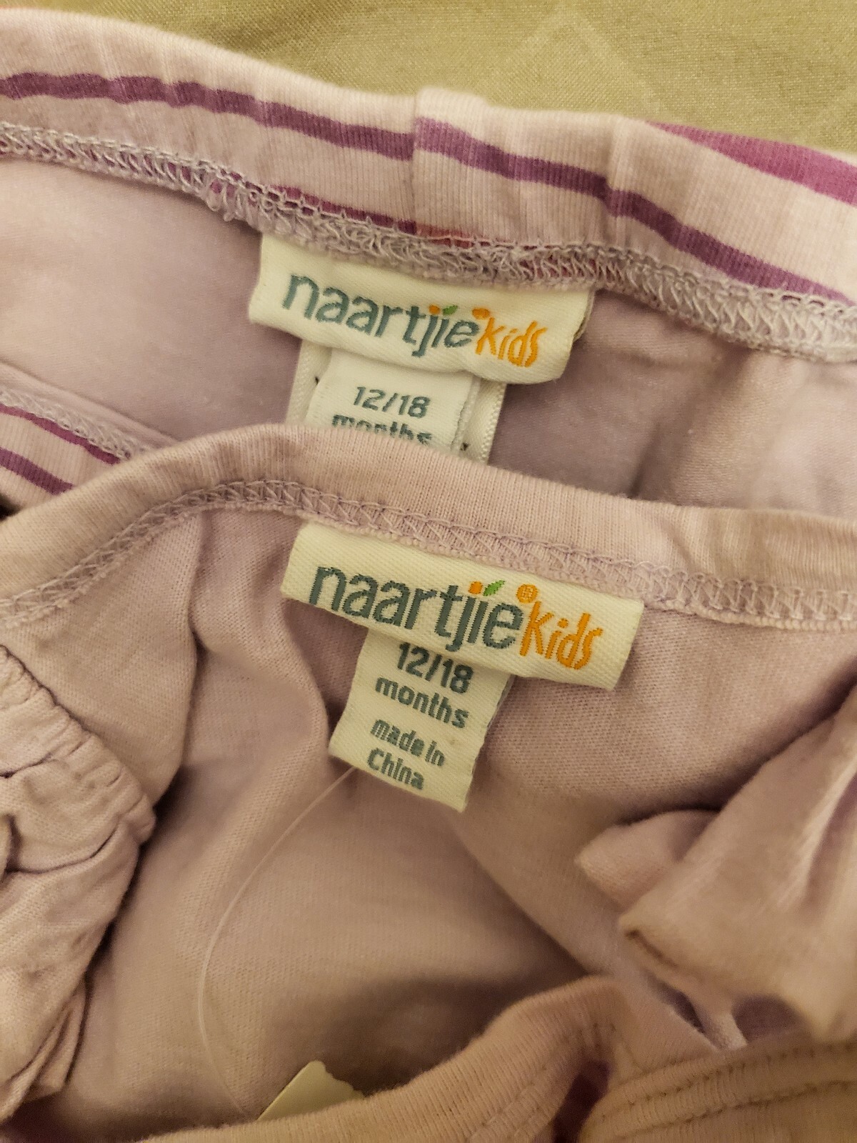 Naartjie 12-18 Girls Tunic & Capris Set Purple Ombre Mesh Trim New