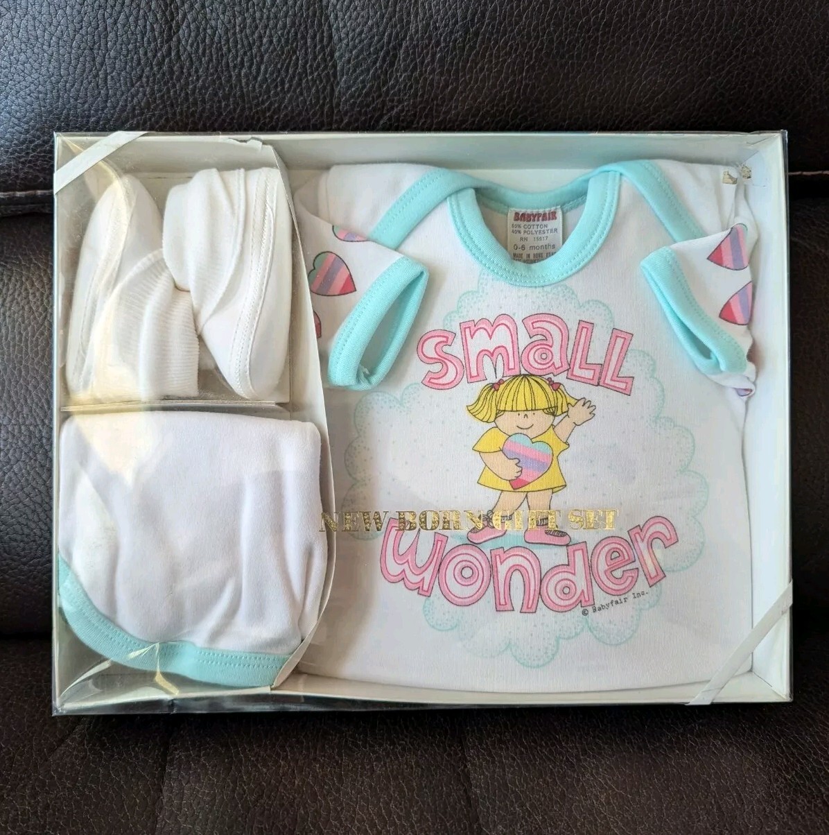 Babyfair New Born 0-6 Month Gift Set New Old Stock 1982 “Small Wonder”