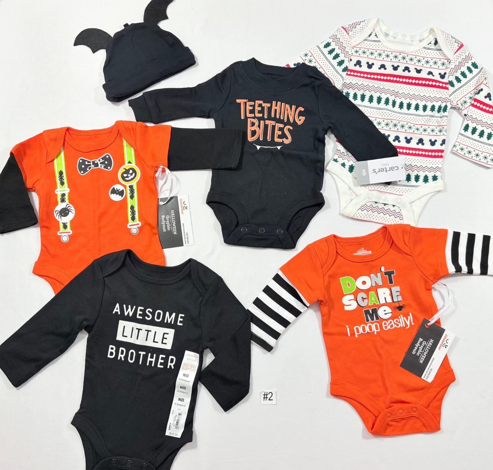 BABY BOY FALL & WINTER CLOTHING LOT NEWBORN / NWT / 6 PIECES/ LOT #2