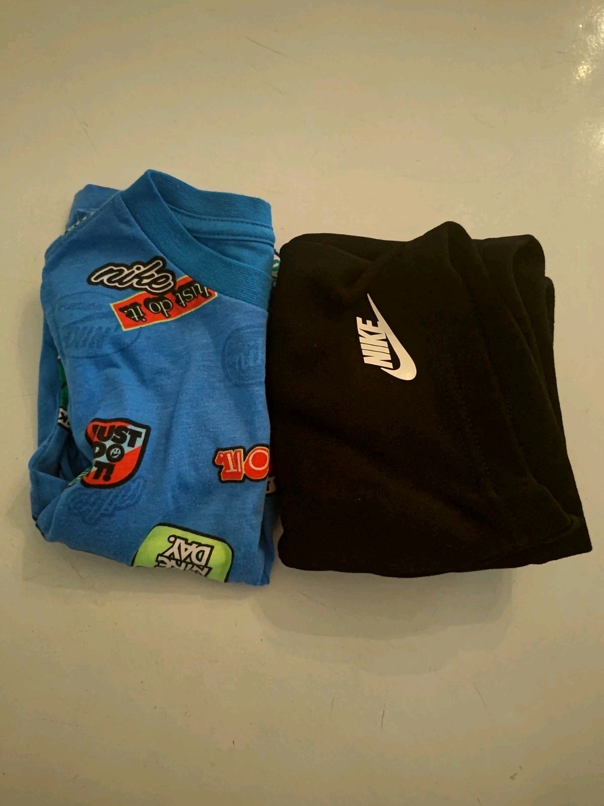 Nike Boys 2pc – Blue White Black- Shirt & Shorts Set Size 3T