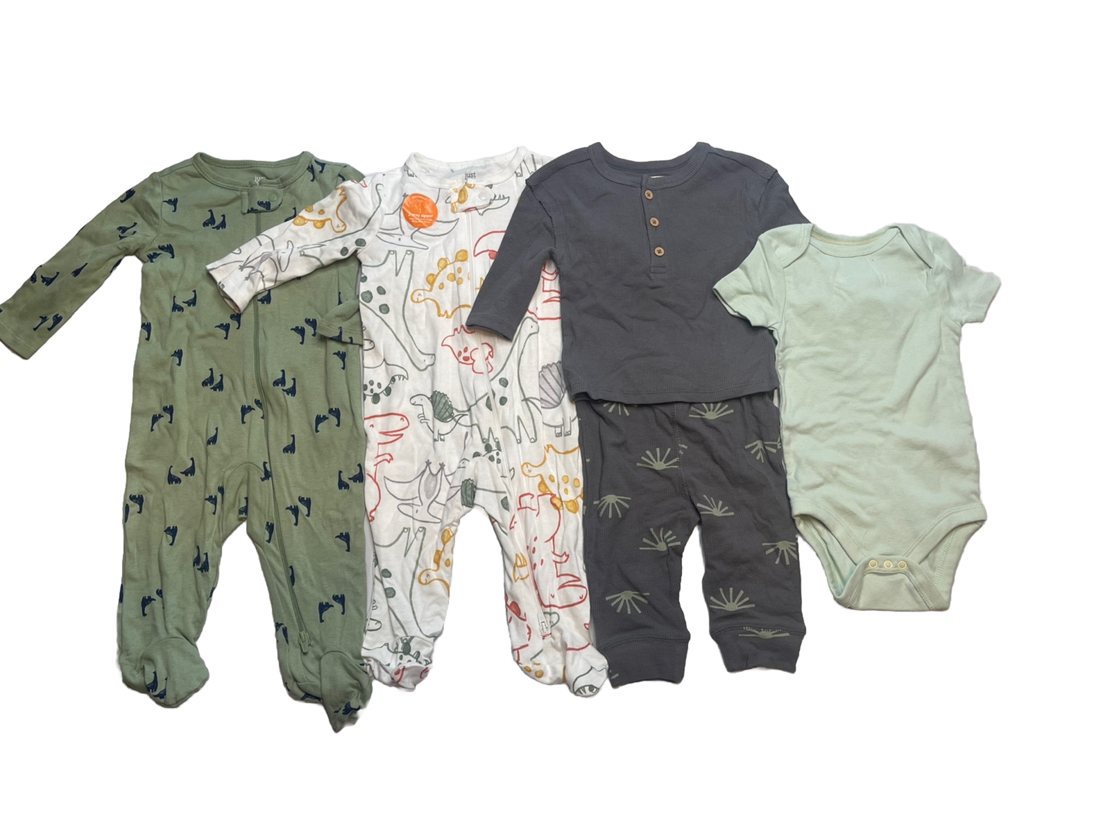 Kids 3-6 Month Clothing Bundle – Dinosaur- 5 Pieces – All Brand New – Some Tags