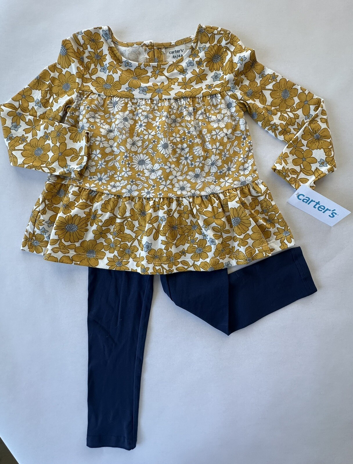 Carter’s Girl 4T Top & Legging Set Fall Winter Spring NWT.