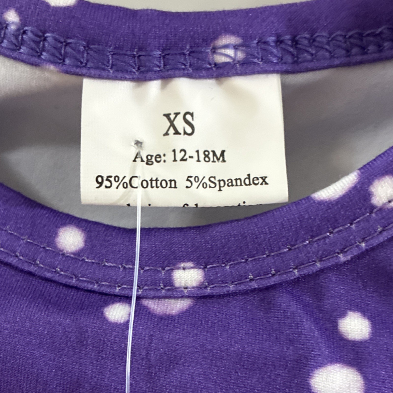 LSU Tigers Baby Pants Set 12-18 Months Purple Yellow Logo Cotton Spandex Outfit