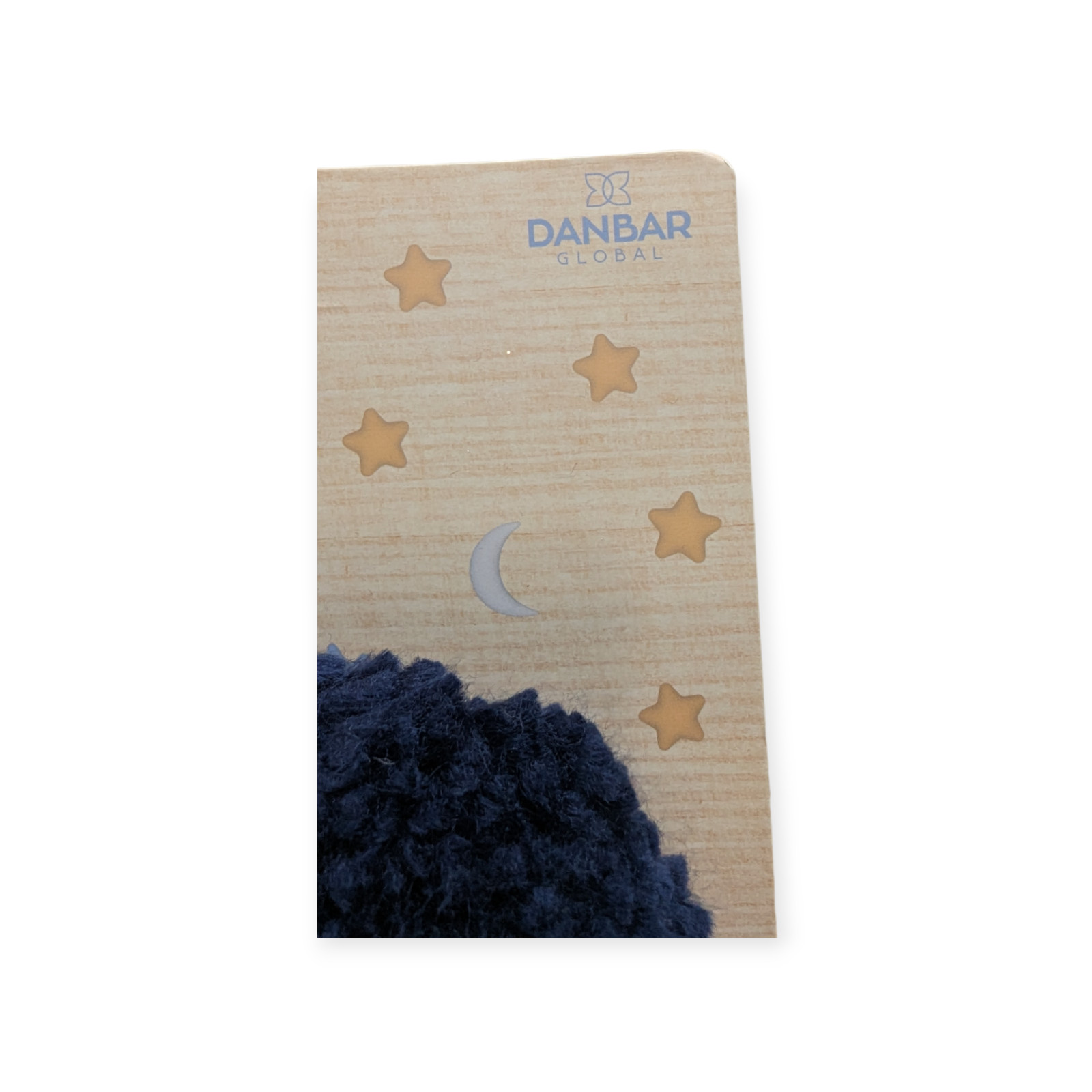 Danbar Global Infant Baby Boy Beanie and Booties Set Blue and White 0-6 mos