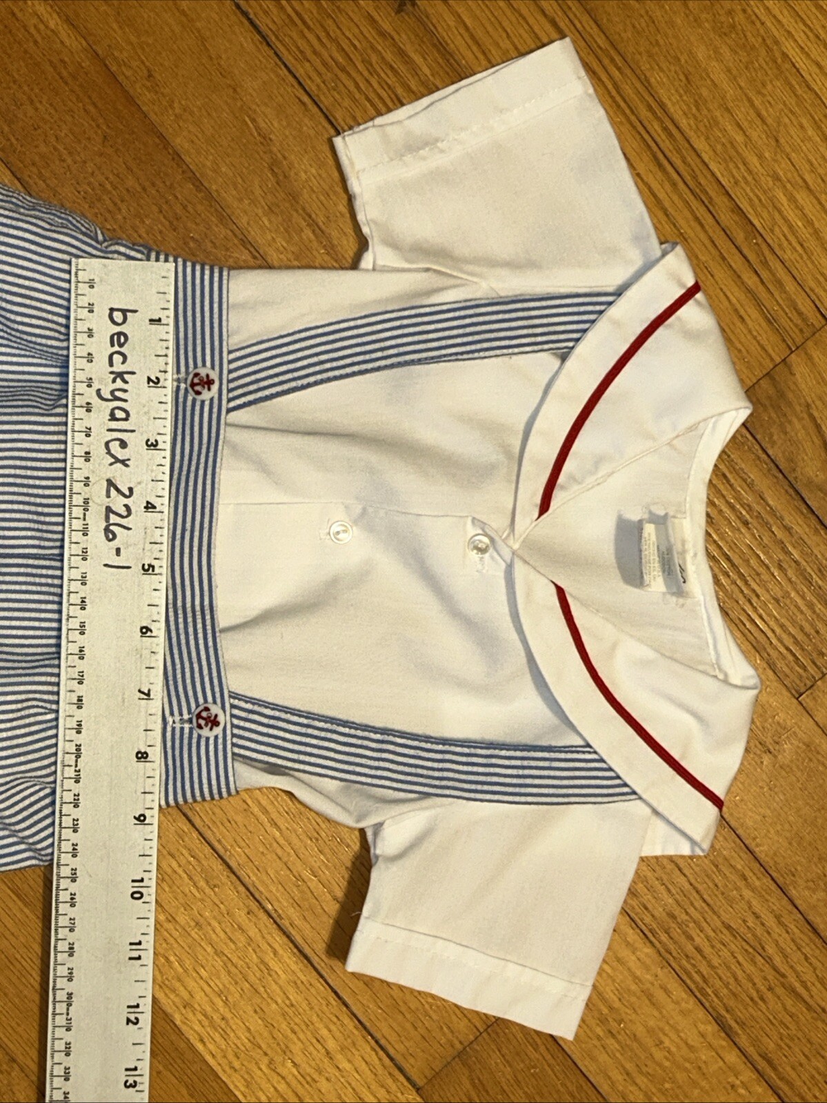 VTG Michael James Nautical Suspended Shorts & Shirt Size 2T