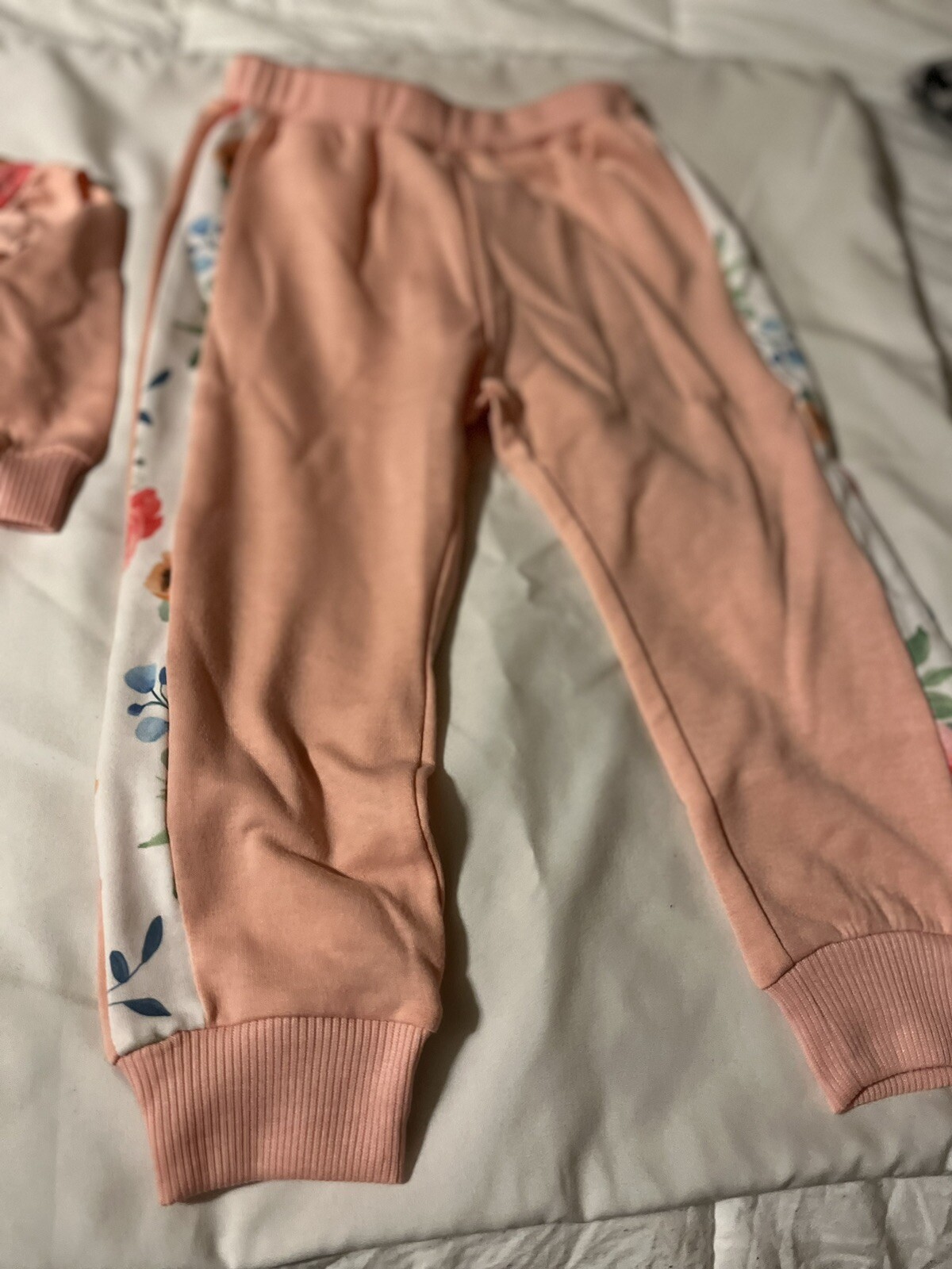18-24 Mth Girls Fall Outfits Long Sleeve Round Neckline Tops Pants 2Pcs Set