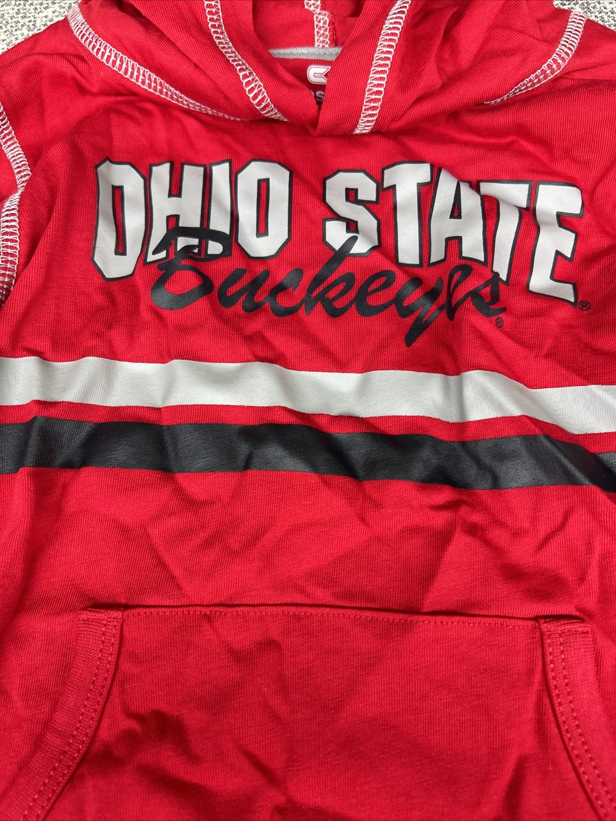 Ohio State Red Buckeyes Hoodie Size Toddler 3T