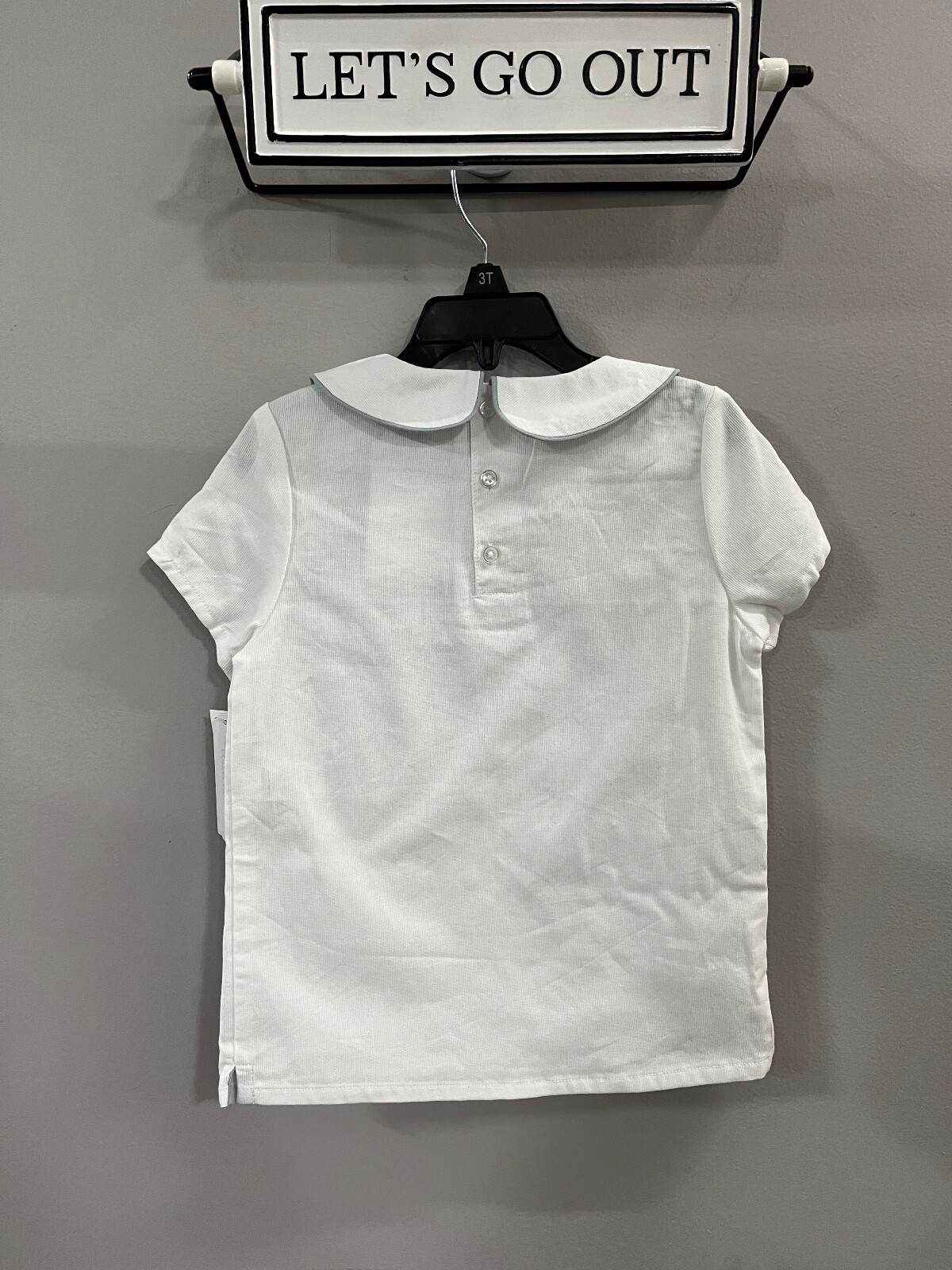 Edgehill Collection Born on Fifth Outfit Peter Pan Collar Shirt w/Shorts Size 3T