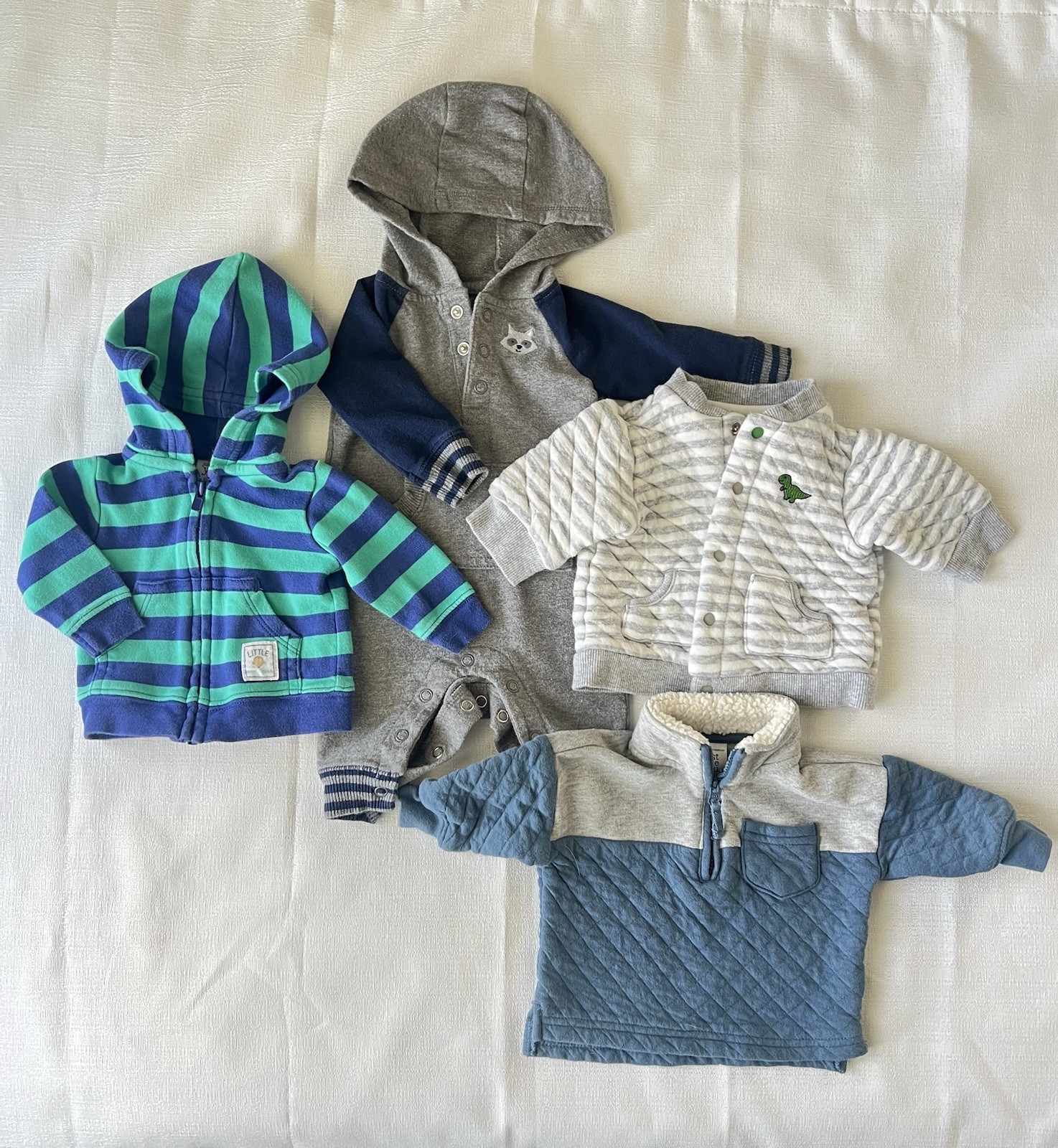 Outerwear Newborn Boy Lot Of 4 Clothes Fall / Winter
