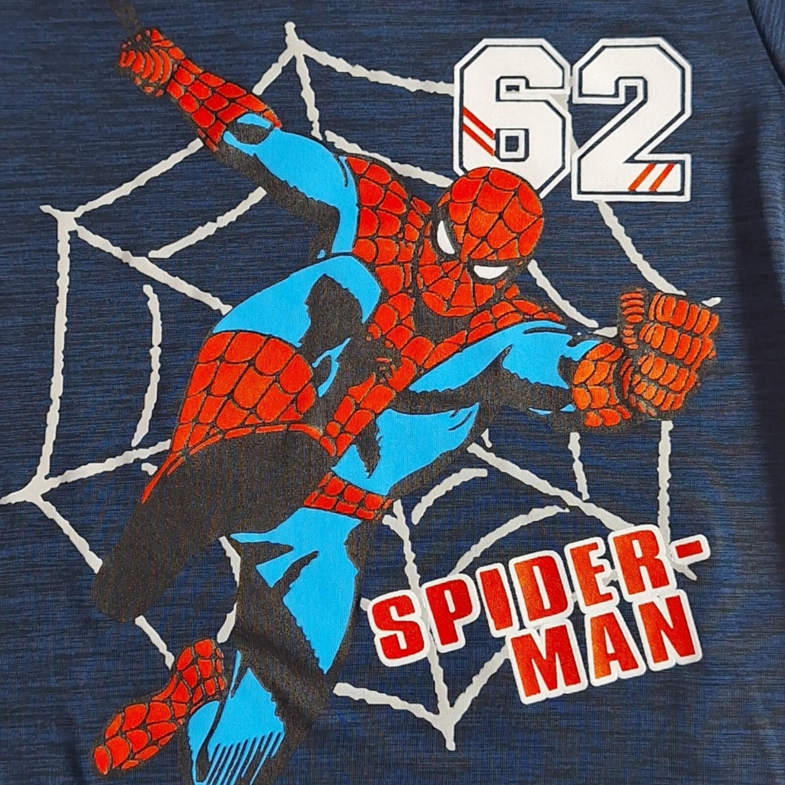 Marvel Spider-Man 2 Piece Set: T-shirt Blue Shorts Size 6T New