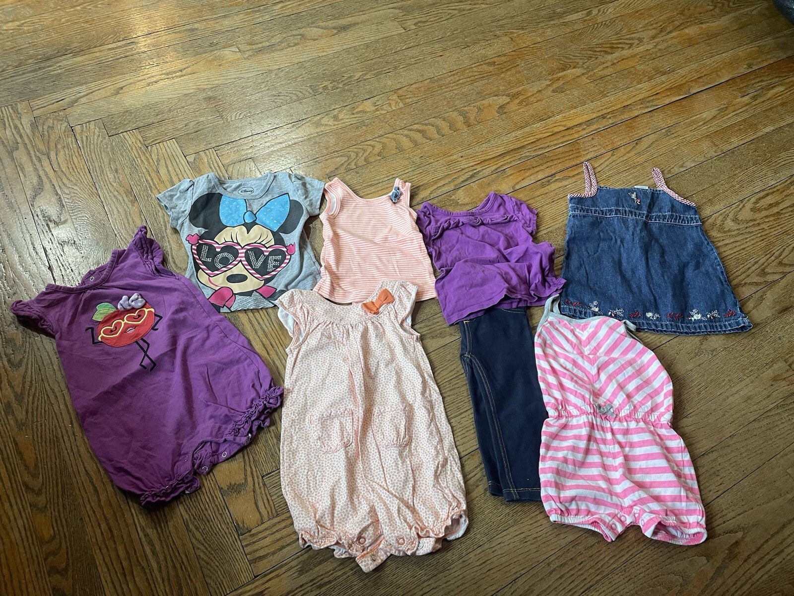 Various brands 12 Months Girl Summer clothes lot Of 8