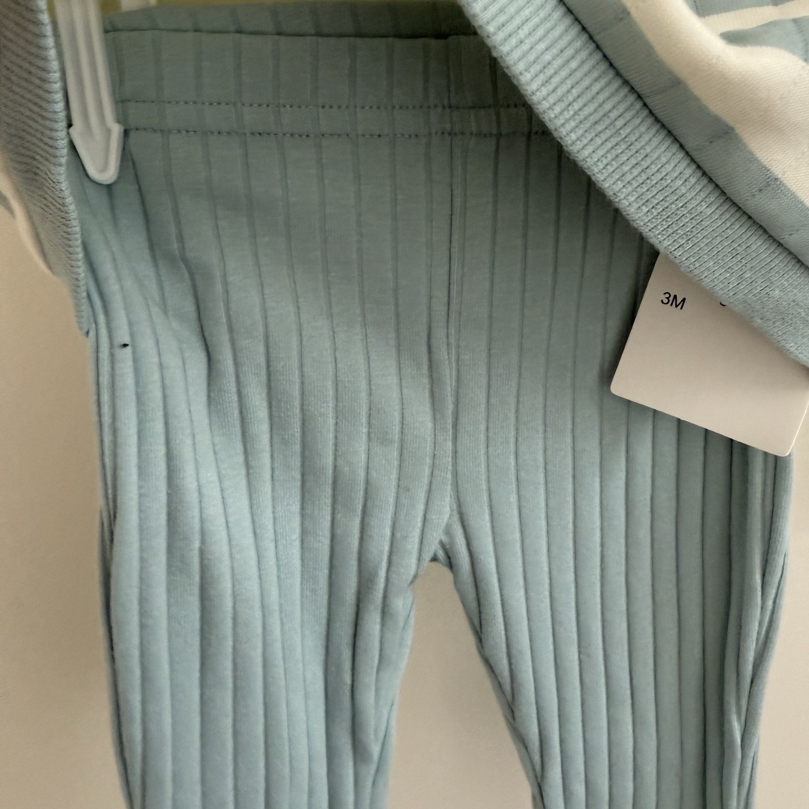 PL Baby 3 Piece Outfit Set Infant 3M Girls Stripped Knit Sweater Pants Headband
