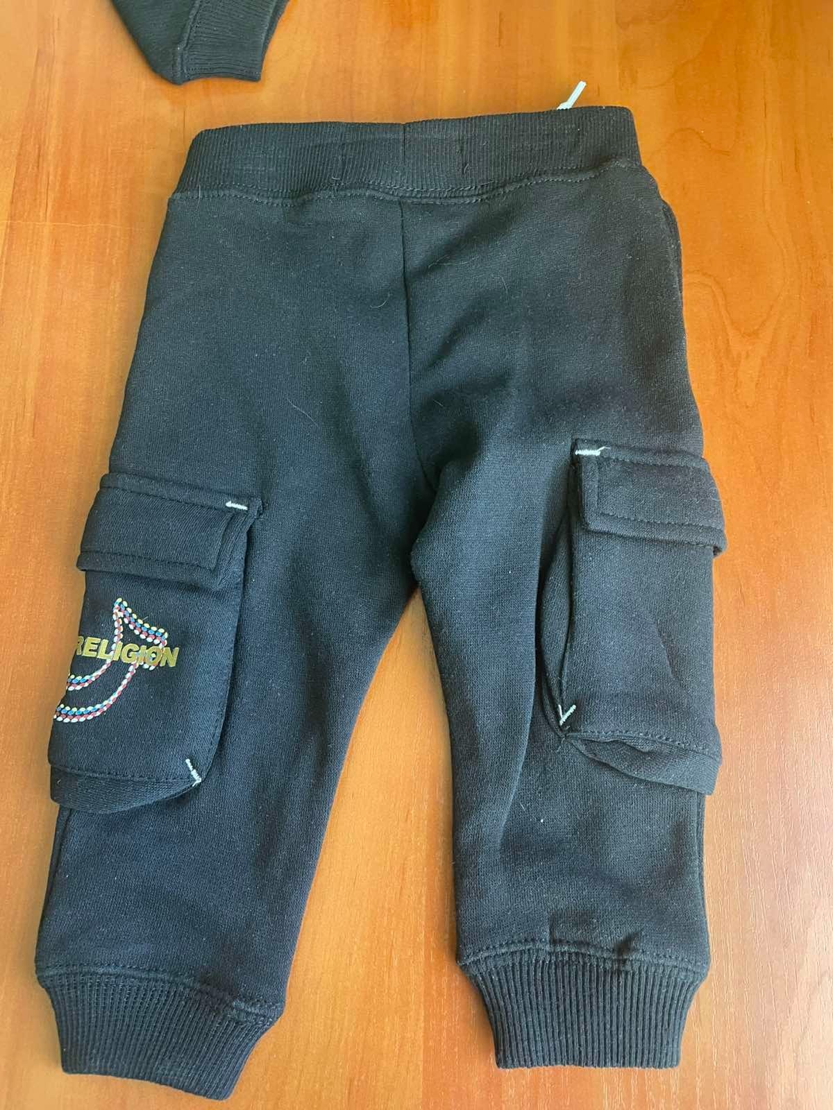 True Religion Toddler Boys Hooded Shirt Joggers Pants 12 Months Sweatpants 2 Pie