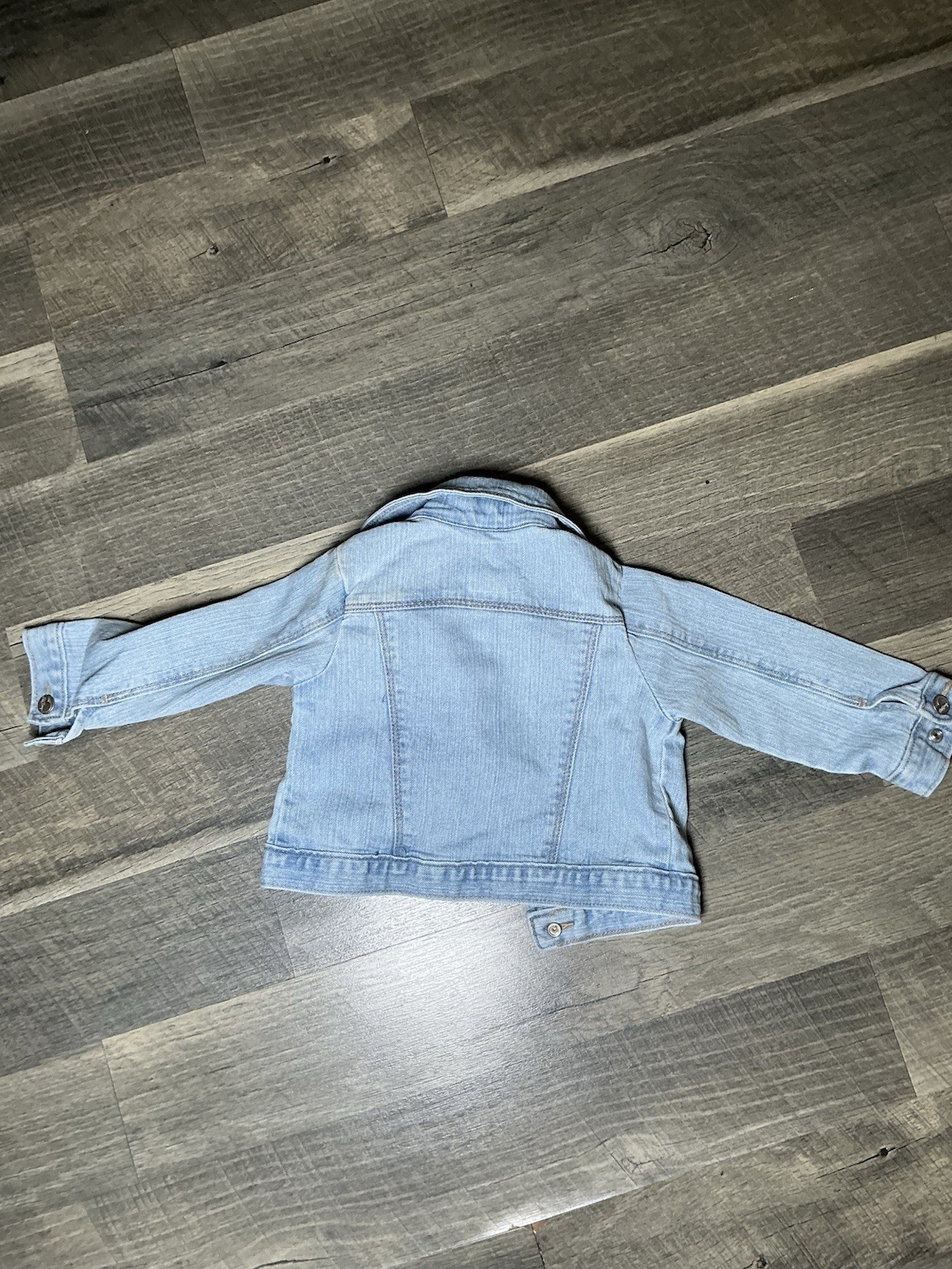 Old Navy Denim Jacket & Carter’s Heart Print Outfit Set – Girls 18 Months