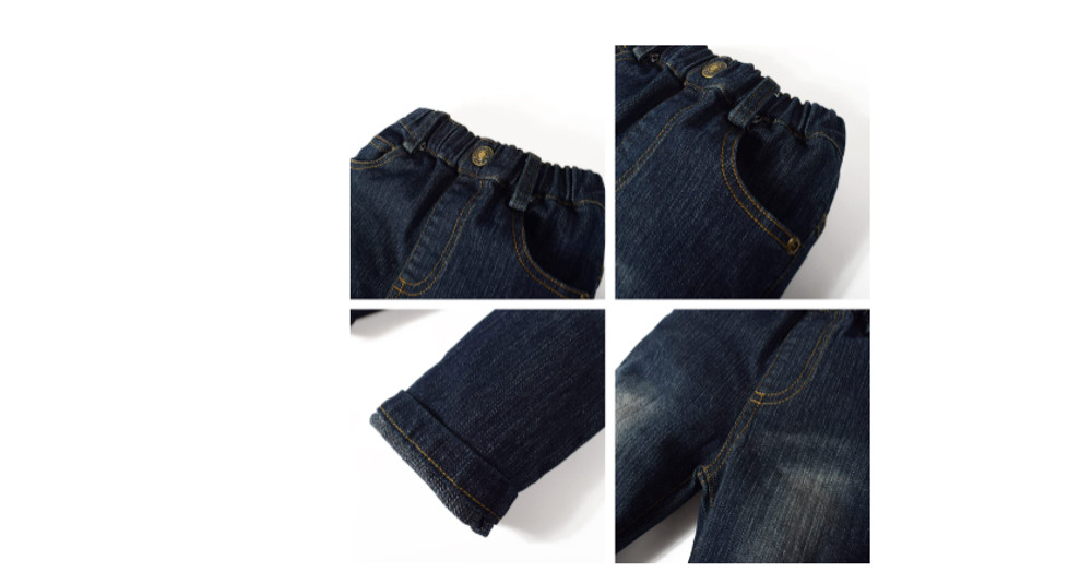 Yilaku Baby Boy Clothes Toddler Boy Dress Outfits with Cotton Shirt + Jean, 1-2Y