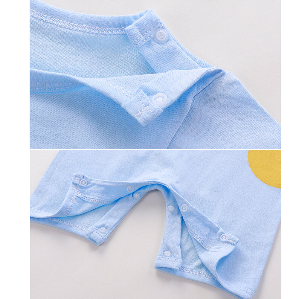 Newborn Infant Baby Boy Girl Kids Cotton Romper Jumpsuit Bodysuit Clothes Outfit